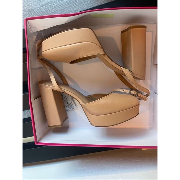 VINCE CAMUTO Patrissya Ankle Strap Platform Pump Size 9.5 NEW WITH BOX - Picture 1 of 8